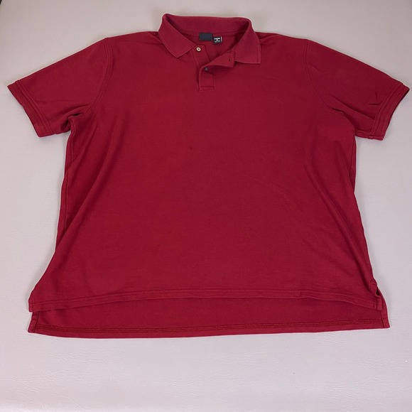 Jos. A. Bank Other - Jos. A. Bank Polo Shirt Mens Size 3XLT Burgundy Red Cotton Traditional Fit *Flaw